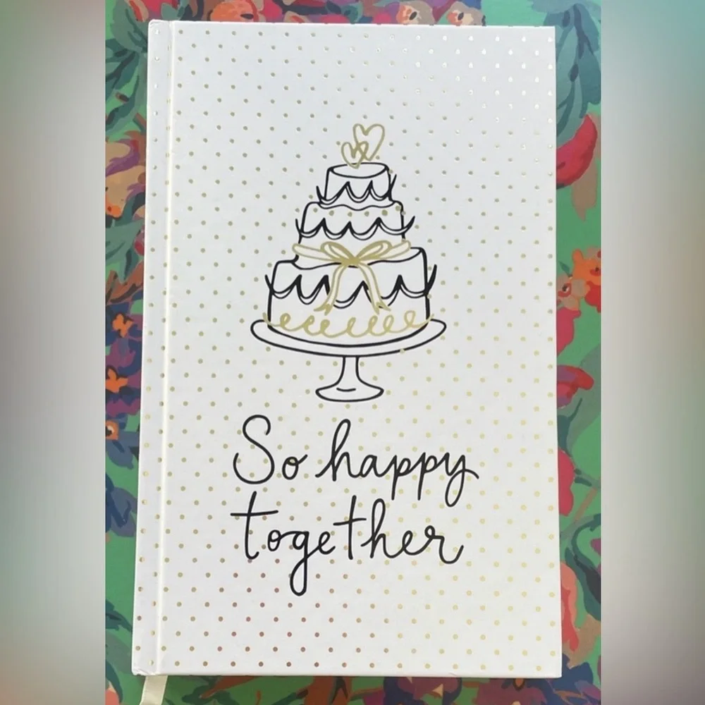 NEW Kate Spade Engagement Wedding Bride Bachelorette Planner Journal Book Gift